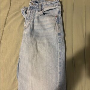 American Eagle Outfitters Light Blue Straight Leg Jeans